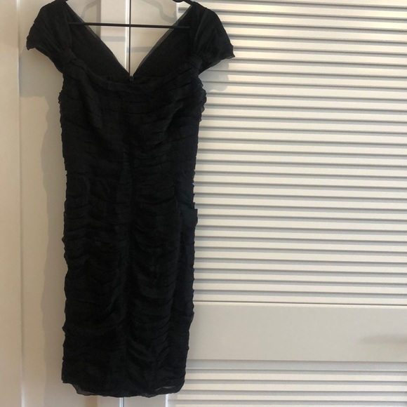 Tadashi Shoji Ruched OffShoulder Sheath Retail$328 - Picture 3 of 6